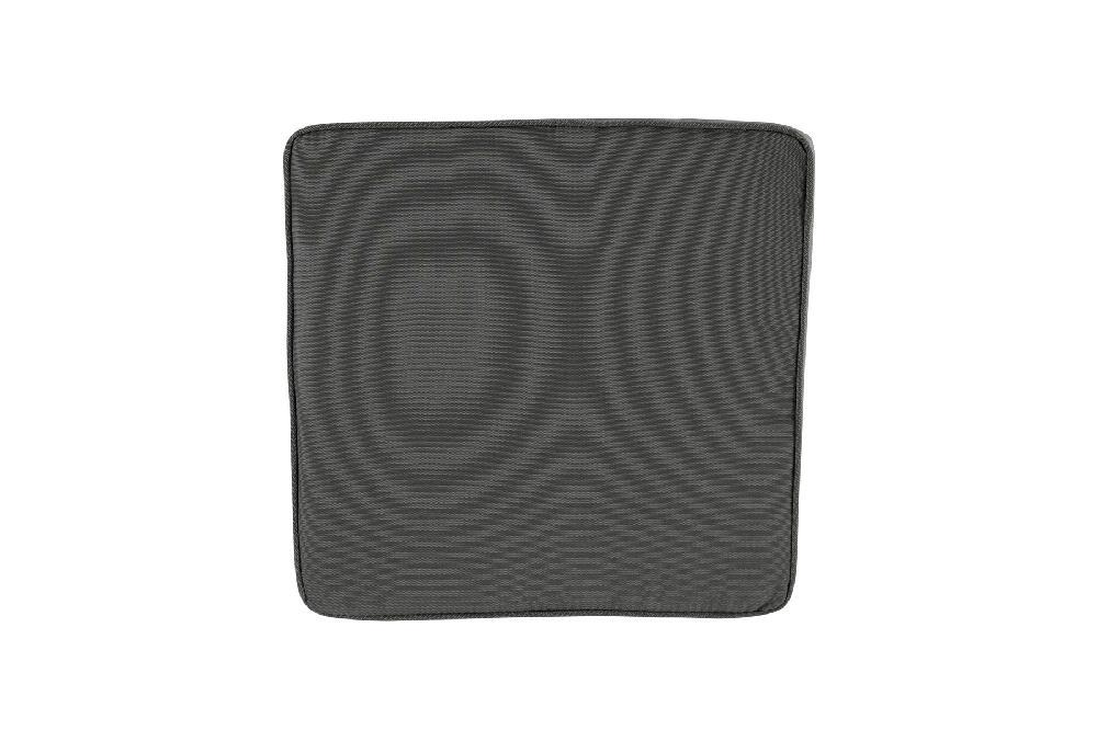 Cojín de base/silla exterior reciclado antracita 50x50 cm