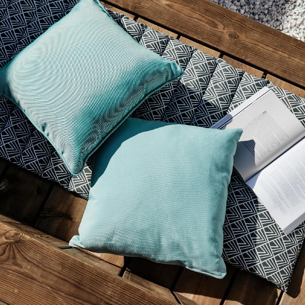 Cojín De Exterior Reciclado Verde Deco 45x45 Cm