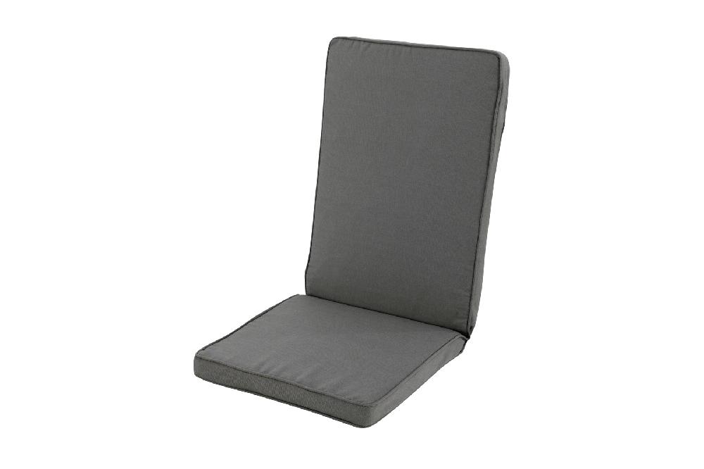 Cojín de silla alta de exterior reciclado antracita 120x49 cm