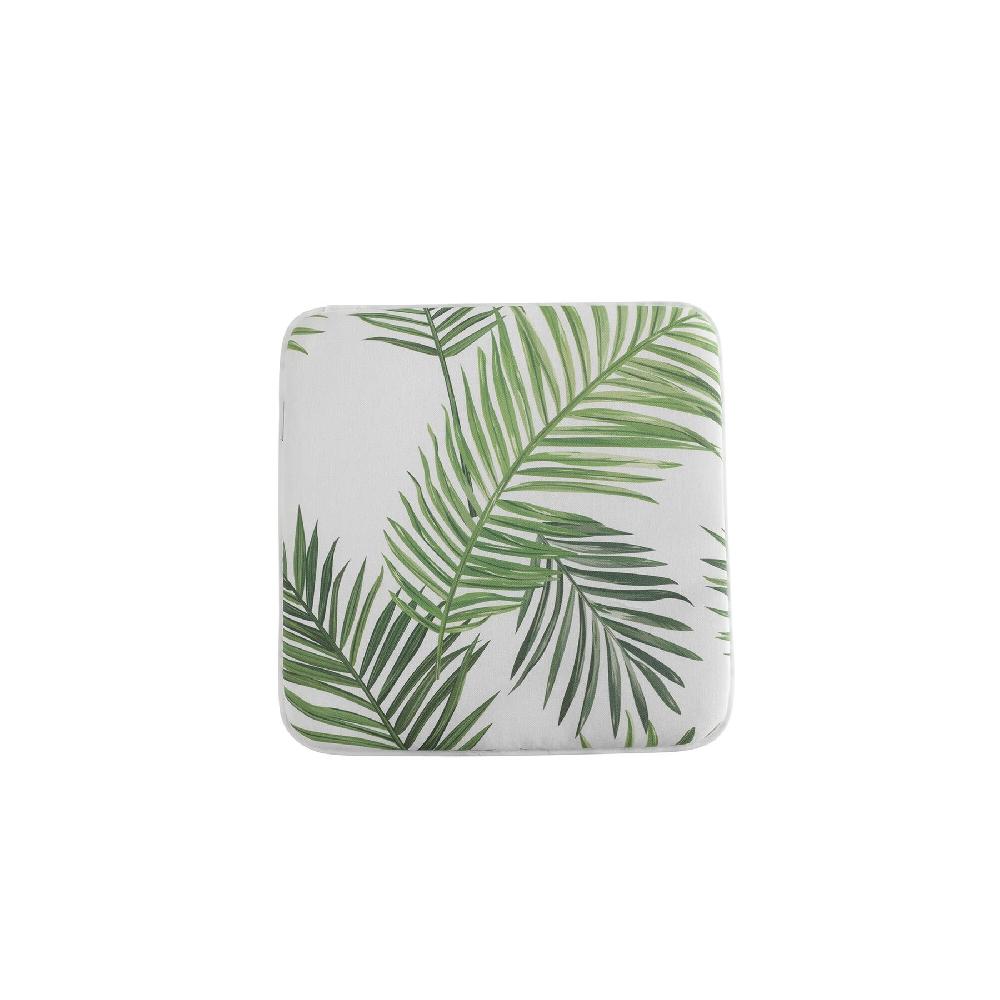 Cojín De Silla Hoja Grande Verde 41x41 Cm