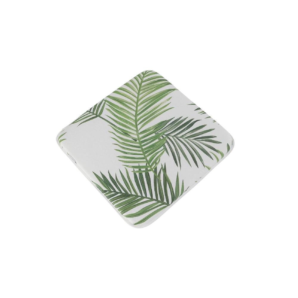 Cojín De Silla Hoja Grande Verde 41x41 Cm