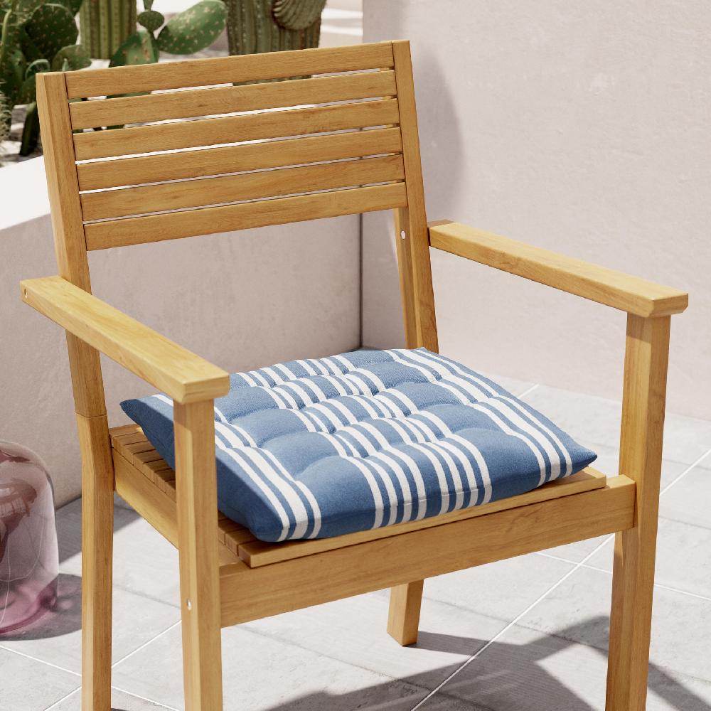 Cojín De Silla Indigo Azul 40 X 40 Cm