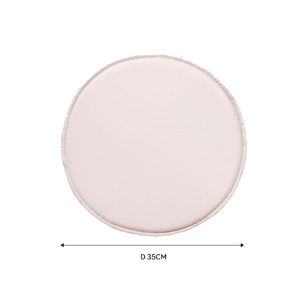 Cojín De Silla Redondo Solo Beige 35x35 Cm