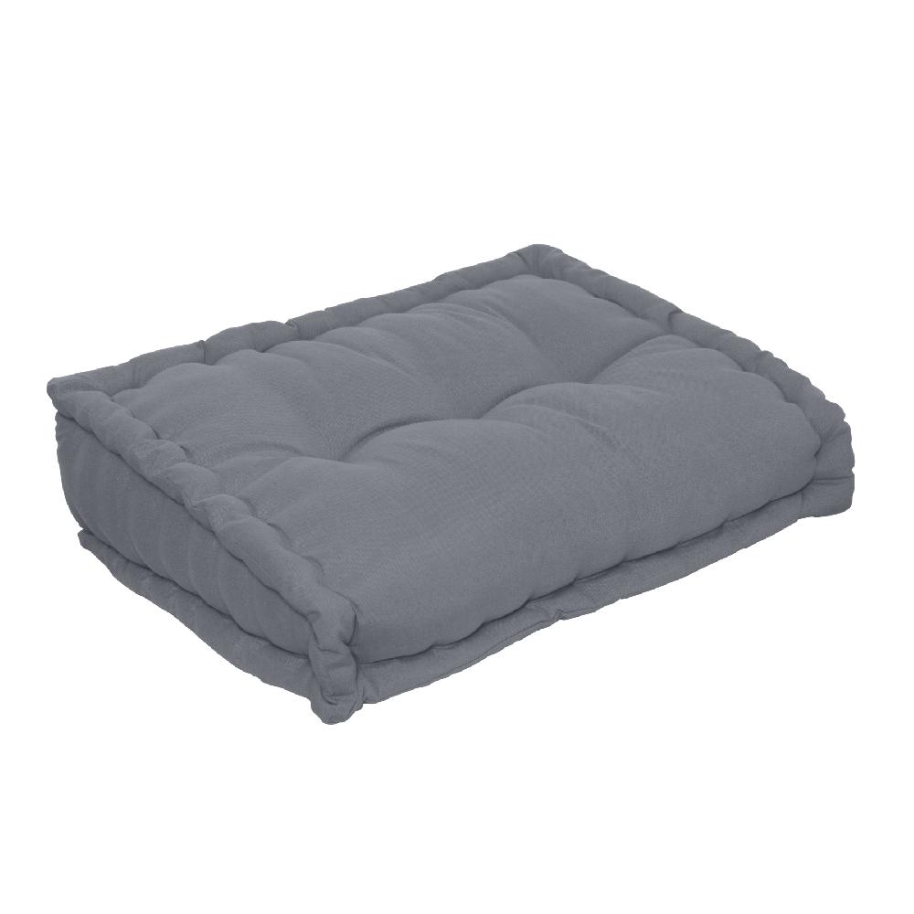 Cojín de suelo exterior/interior INSPIRE Luck gris granito 60x45x22cm