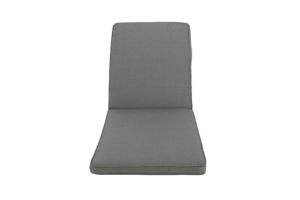 Cojín De Tumbona De Exterior Reciclado Antracita 190x65 Cm