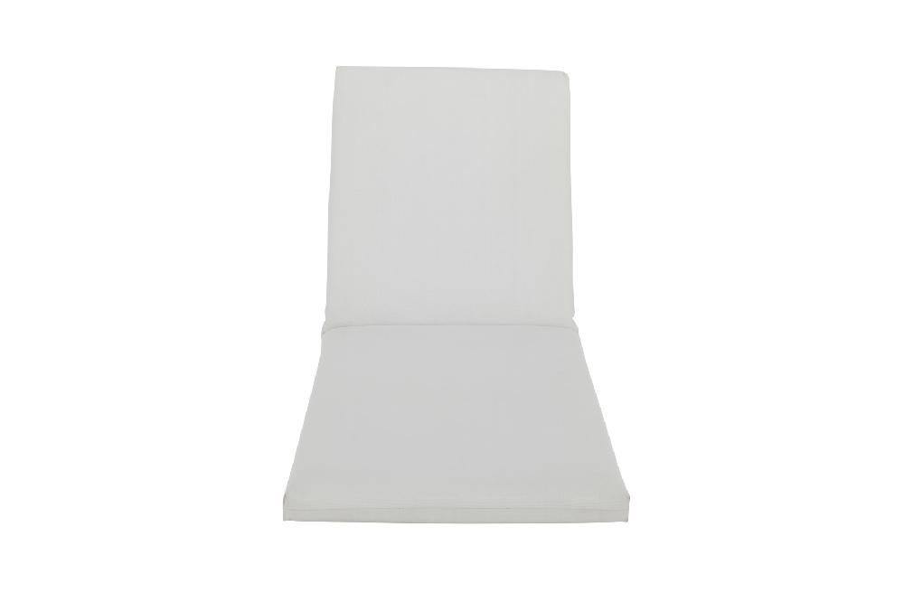 Cojín De Tumbona Techout De Textileno Blanco 180x63 Cm