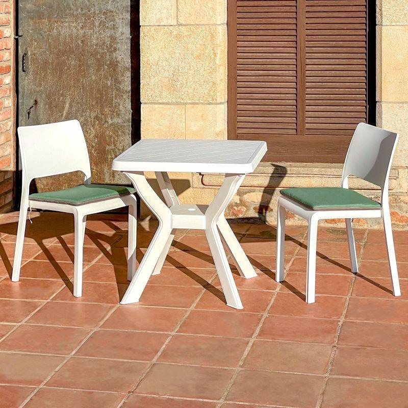 Cojín Reversible De Silla Verde - Gris 38 X 3 X Cm