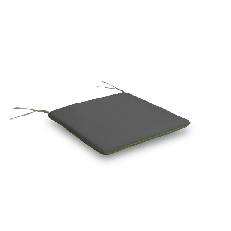 Cojín Reversible De Silla Verde - Gris 38 X 3 X Cm