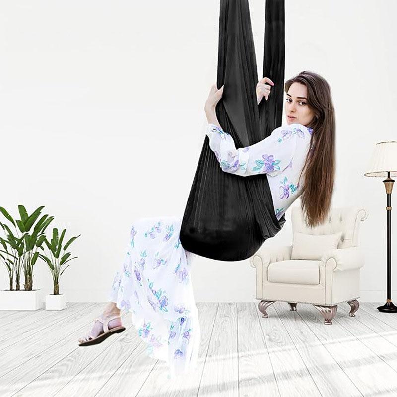 Columpio Sensorial Para Niños Hamaca Elástica Para Niños Hamaca Azul Royal 280*150cm (placa De Columpio + Cerradura)