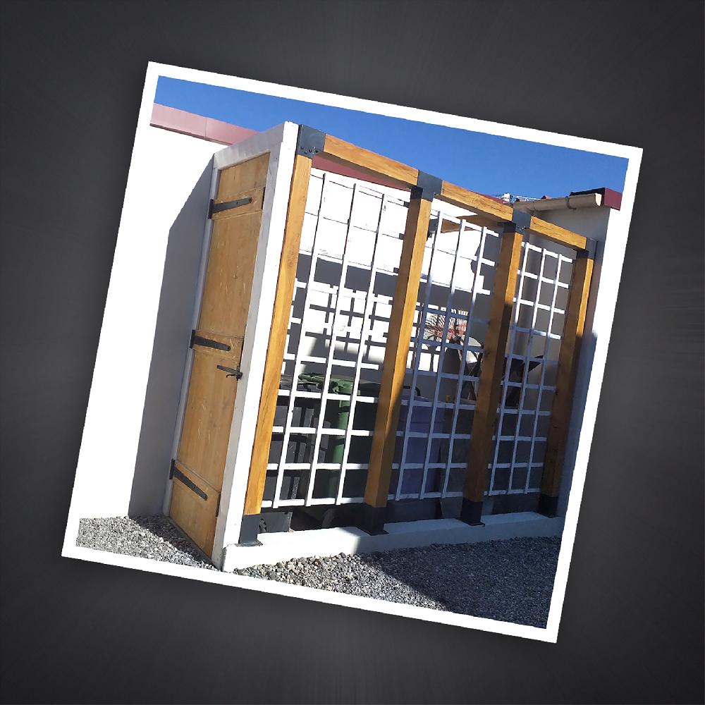 Conector En Esquina ángulo 90º Con 3 Brazos De 71x71 Mm (B) Para Postes De Madera 7x7 Cm