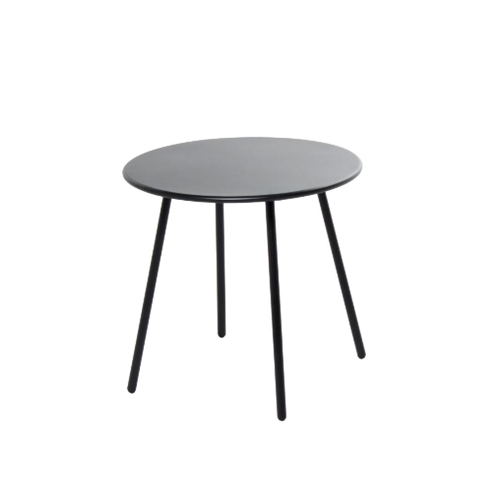 Conjunto De 2 Sillones + 1 Mesa De Centro Gris Oscuro RETE