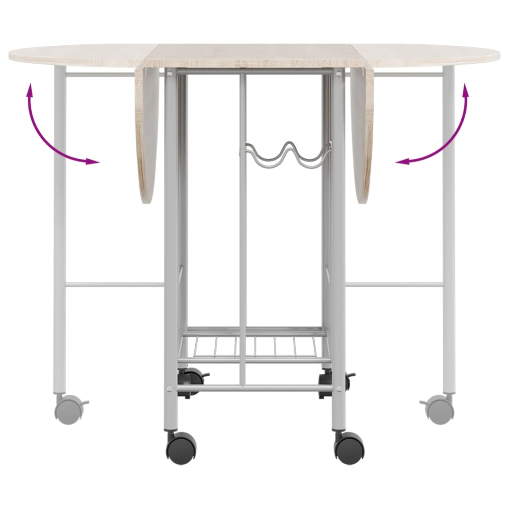 Conjunto De Comedor Plegable 5 Piezas | Conjunto De Jardín | Muebles De Jardín MDF CFW63967