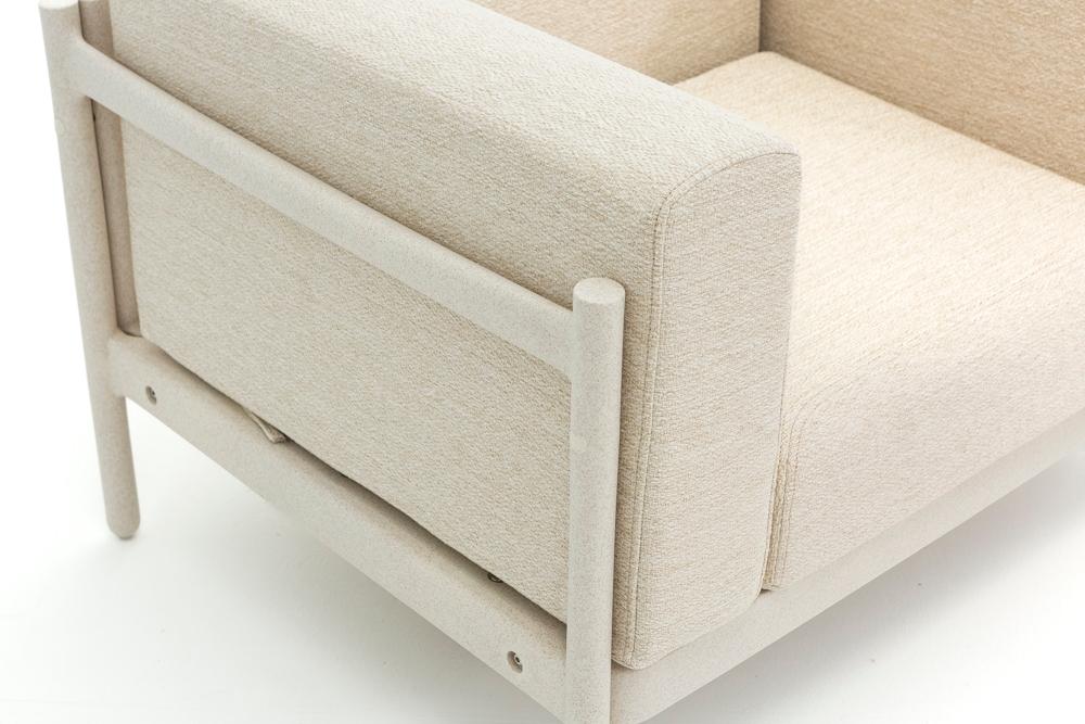 Conjunto De Exterior Deluxe 4 Plazas En Resina Con Cojines Gallipoli 2 Crema