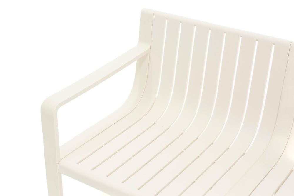 Conjunto De Exterior Para 4 Personas En Resina Con Fibra De Vidrio Ragusa Crema