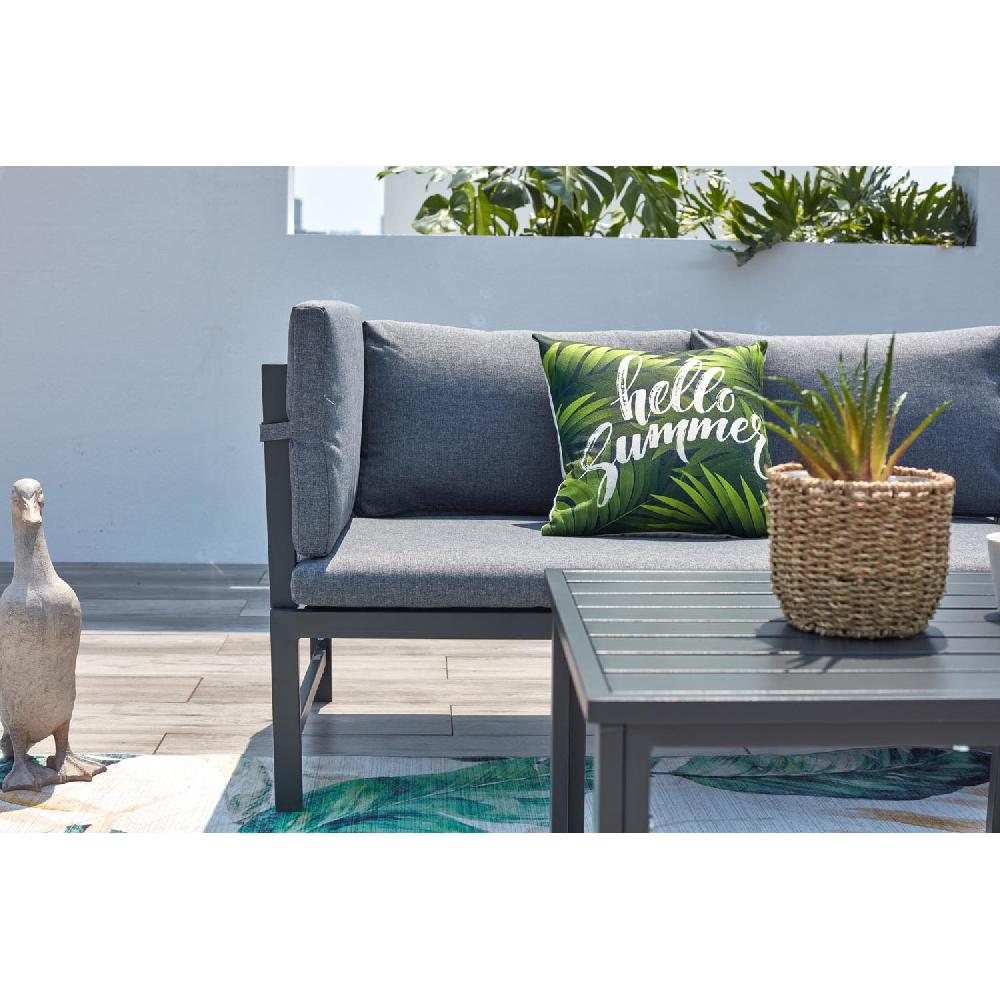 Conjunto De Jardín Bajo 4 Plazas Con Sofá Reclinable TEORA