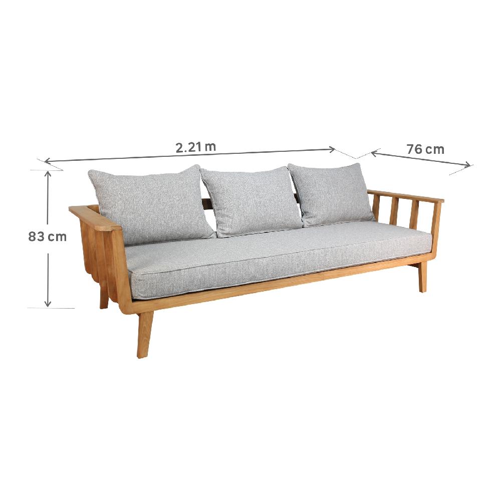 Conjunto De Jardín Belem De Madera Para 5 Personas