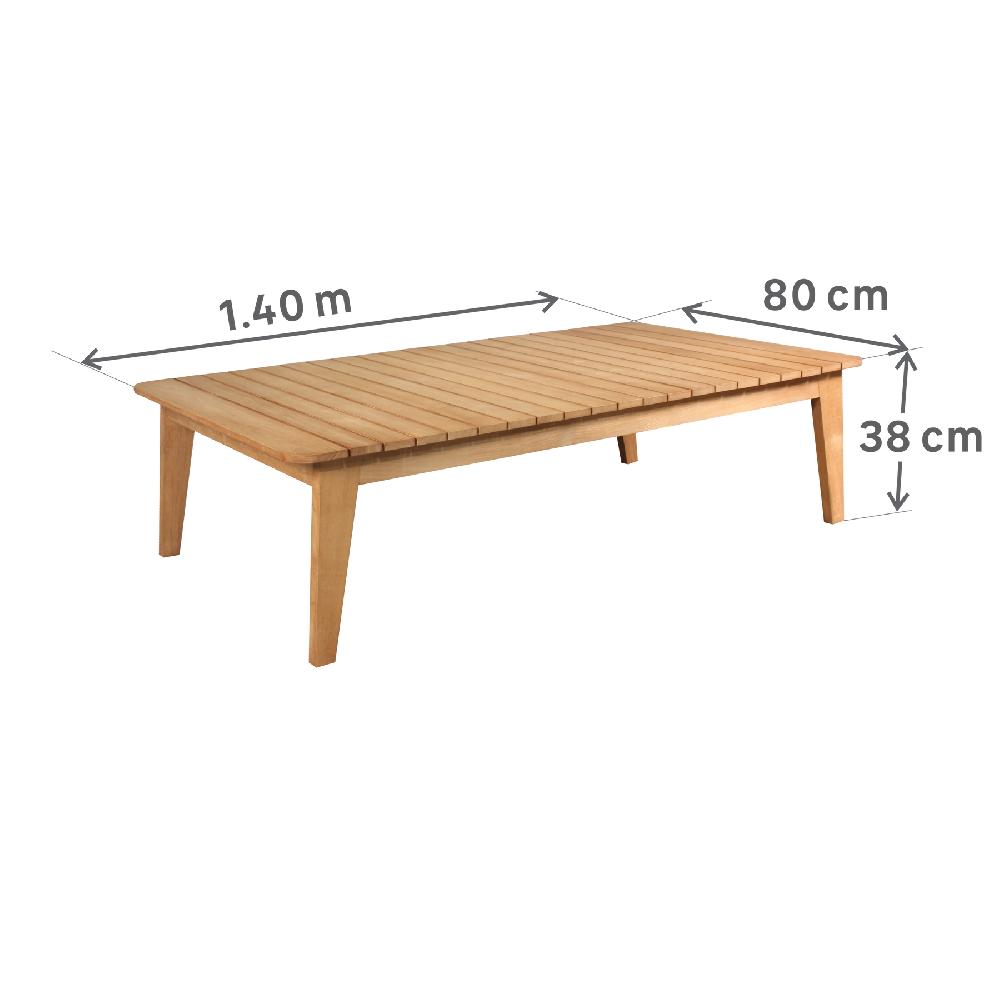 Conjunto De Jardín Belem De Madera Para 5 Personas