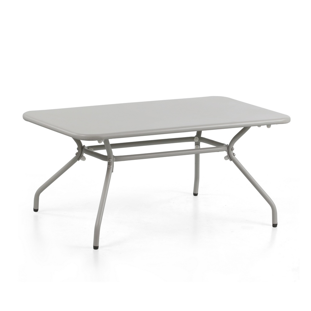 Conjunto De Jardín De Acero Con Cojines De Flores Grises - Daisy