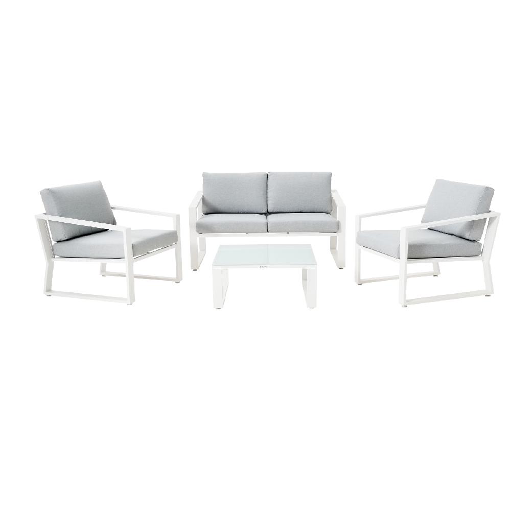 Conjunto De Jardín De Aluminio Para 4 Comensales