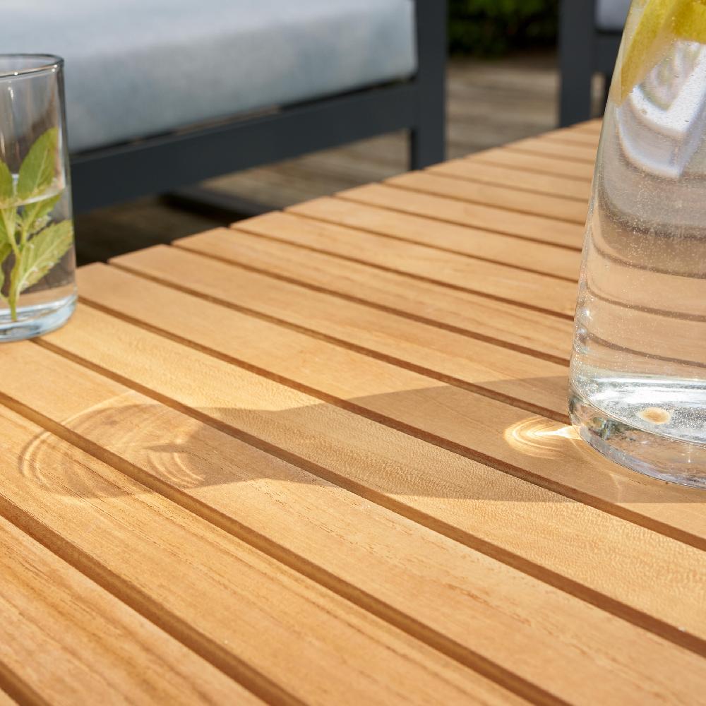 Conjunto De Jardin De Aluminio Persea Antracita Para 5 Comensales