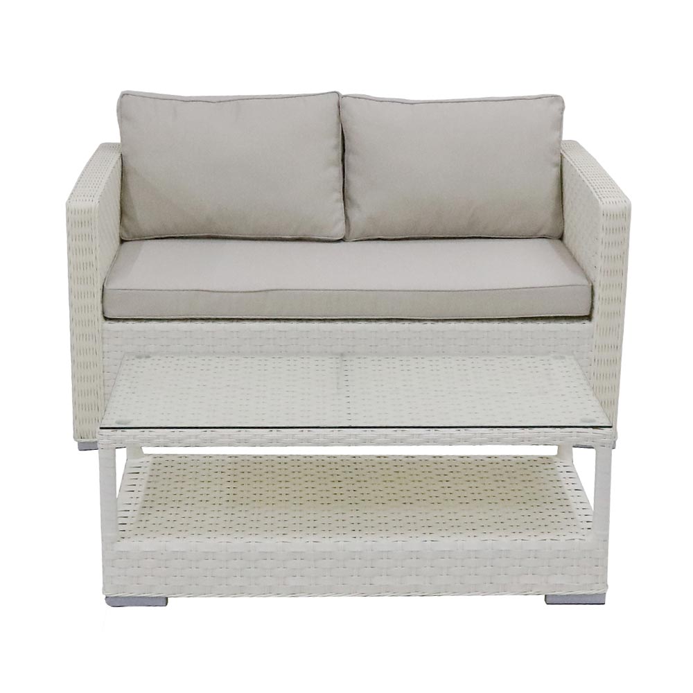 Conjunto De Jardín Kioss (2 Plazas) - Marfil