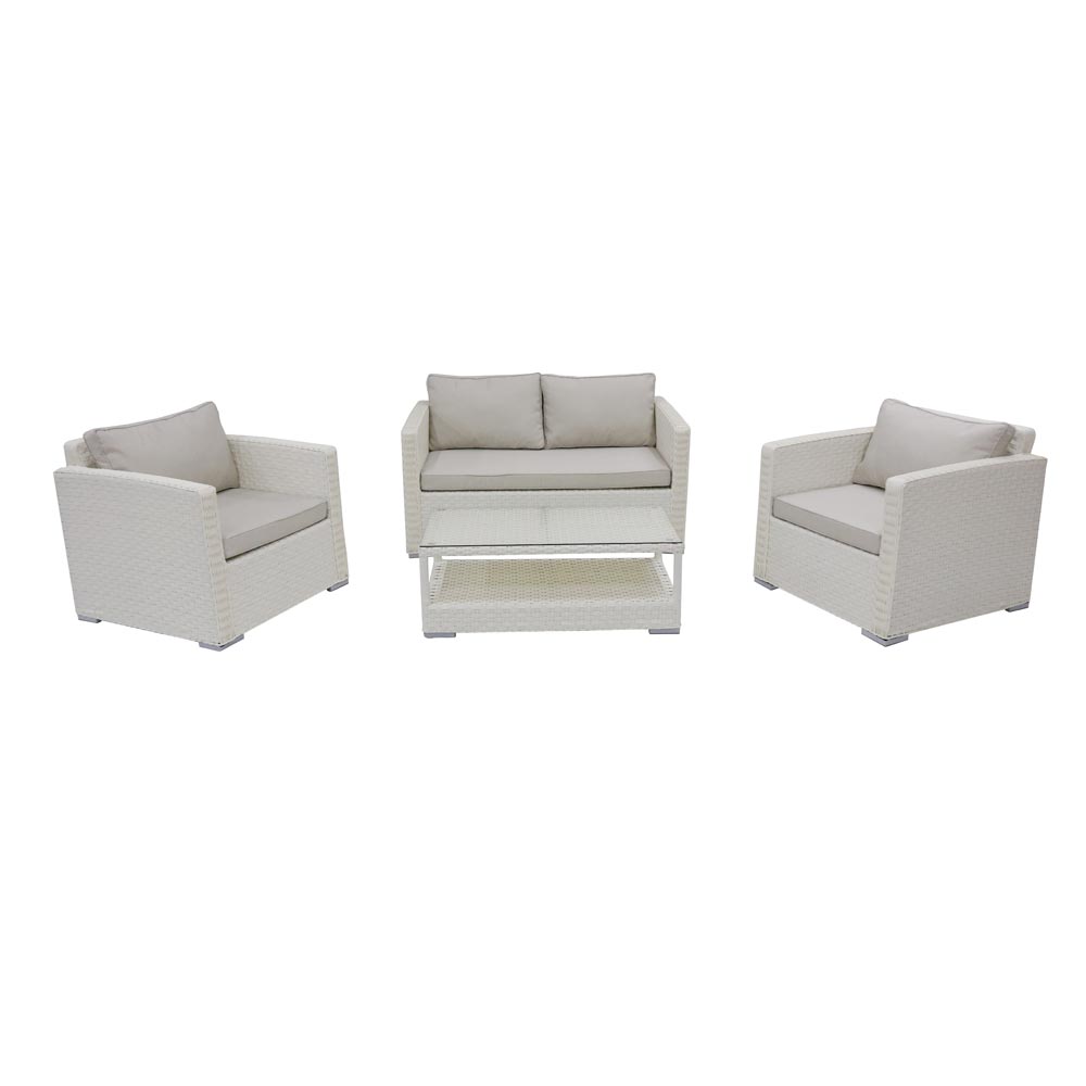 Conjunto de jardín Kioss (2 Plazas) - Marfil