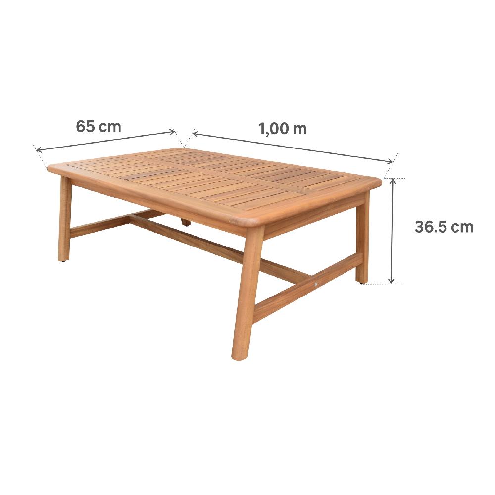 Conjunto De Jardín NATERIAL Oasis De Madera Para 5 Personas