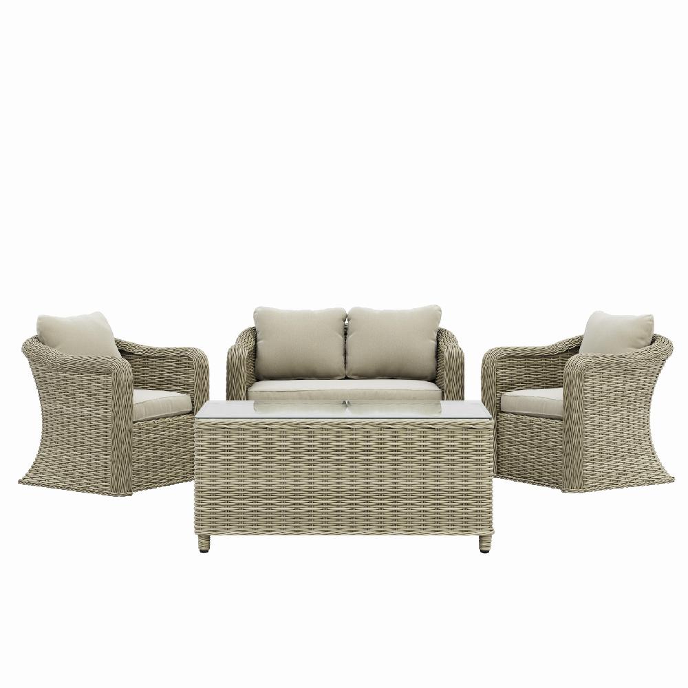 Conjunto De Muebles De Jardín Berna Para 4 Comensales