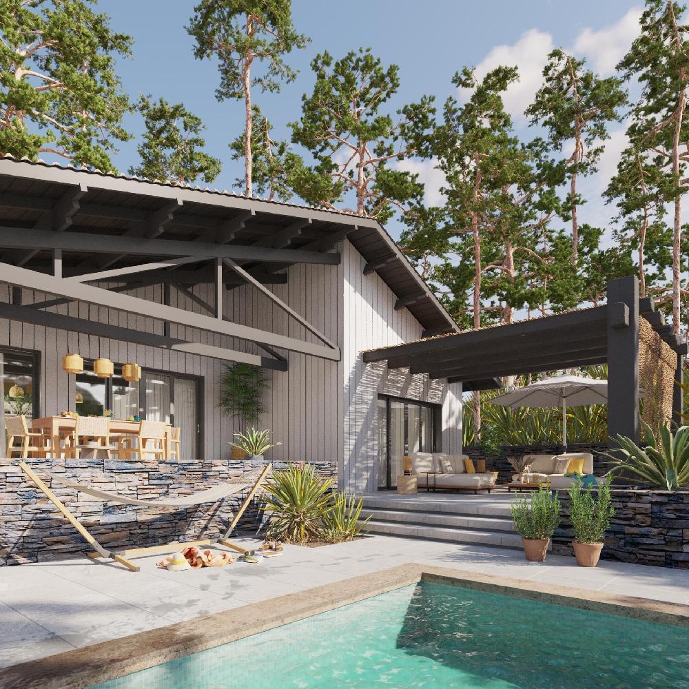 Conjunto De Muebles De Jardín Calisto De Teca Para 4 Personas