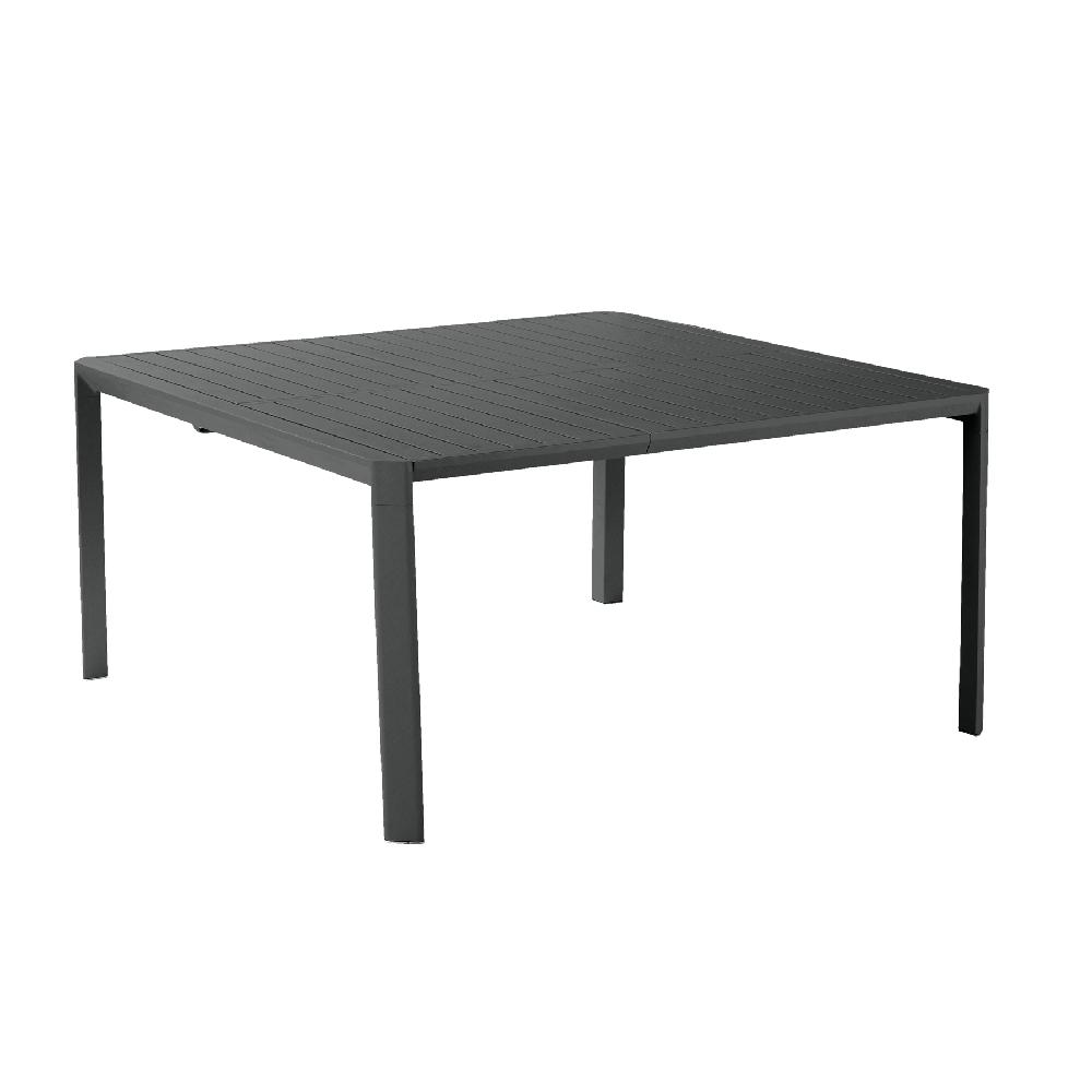 Conjunto De Muebles De Jardín Idaho De Aluminio Gris Para 4 Personas