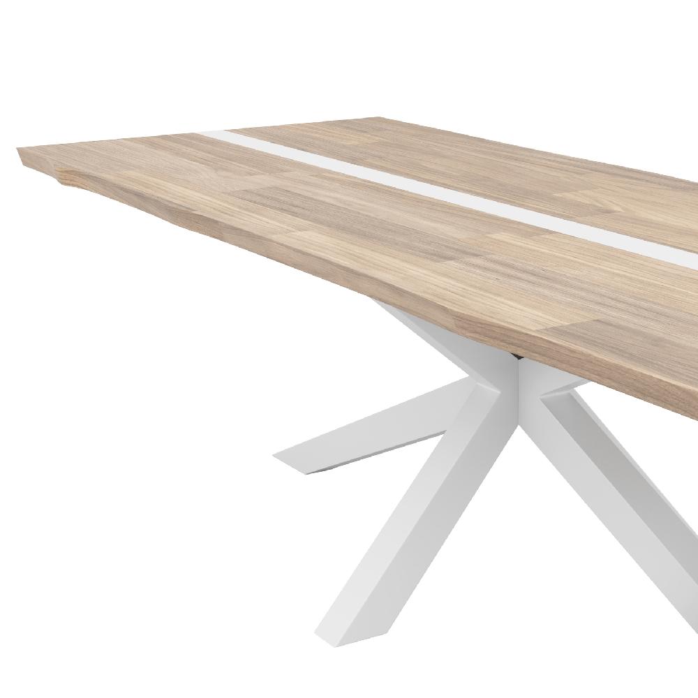 Conjunto De Muebles De Jardín Lagos De Teca Y Aluminio Para 6 Comensales