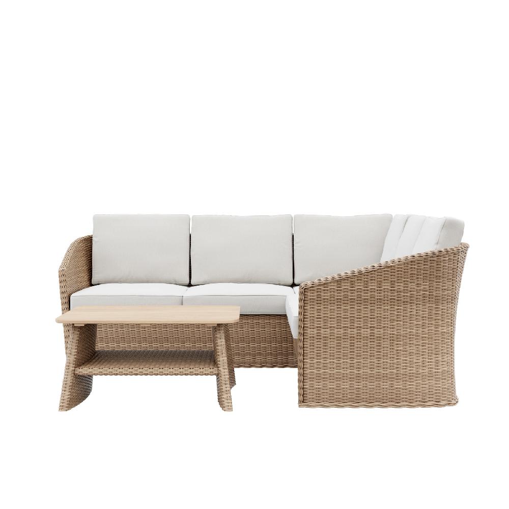 Conjunto De Muebles De Jardín Majuro De Ratán Para 5 Comensales