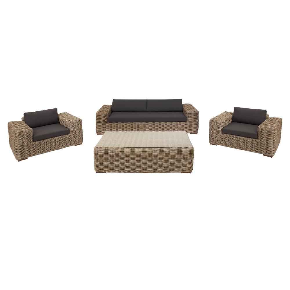 Conjunto De Porche De Jardín Kenia II Para 5 Comensales