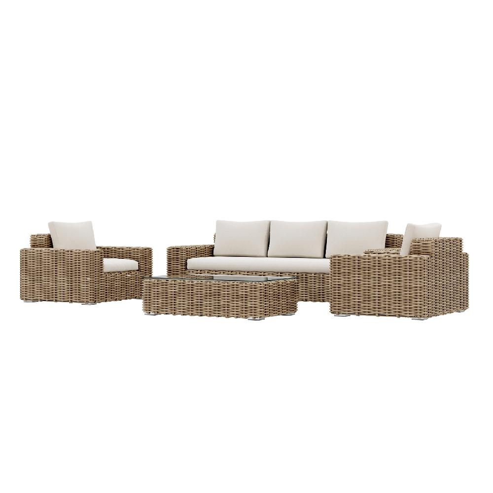 Conjunto De Porche De Jardín New Ayamonte Para 5 Comensales