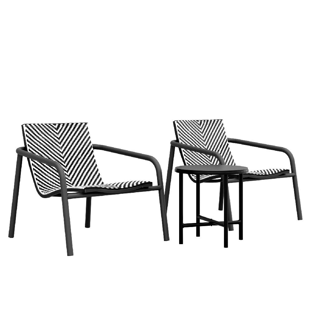 Conjunto De Porche De Jardín Paris Para 2 Comensales