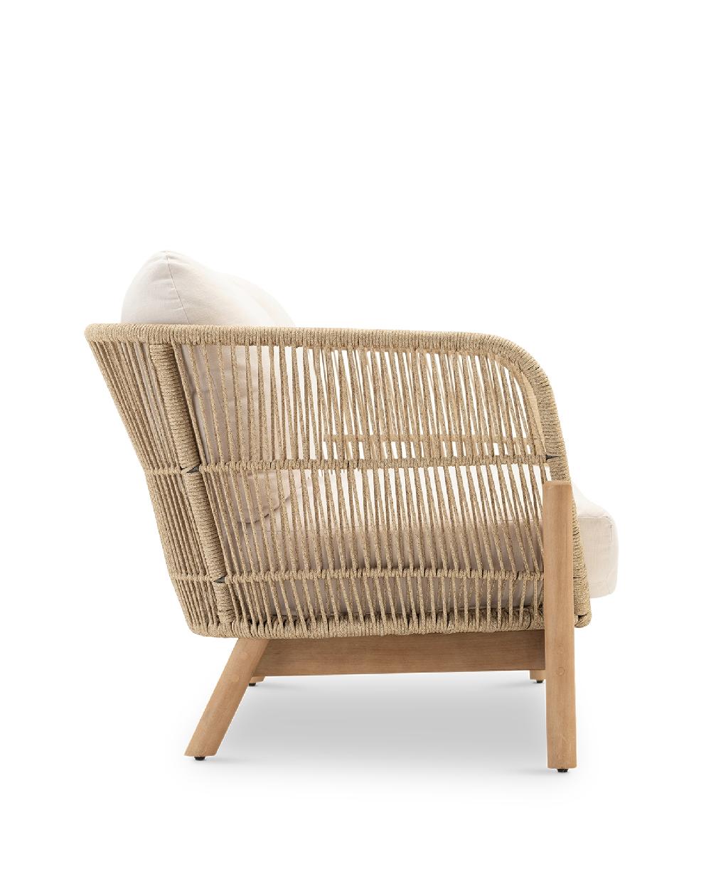 Conjunto De Porche De Jardín Provenza De Acacia Para 8 Comensales