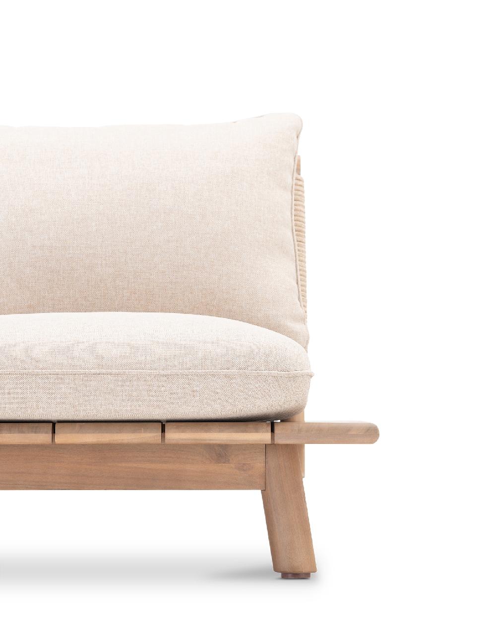 Conjunto De Porche De Jardín Rodas De Acacia Para 5 Comensales