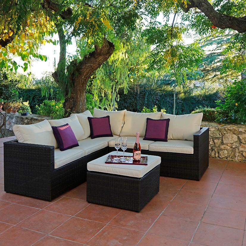 CONJUNTO JARDIN RATTAN PLANO MOD. BARBADOS