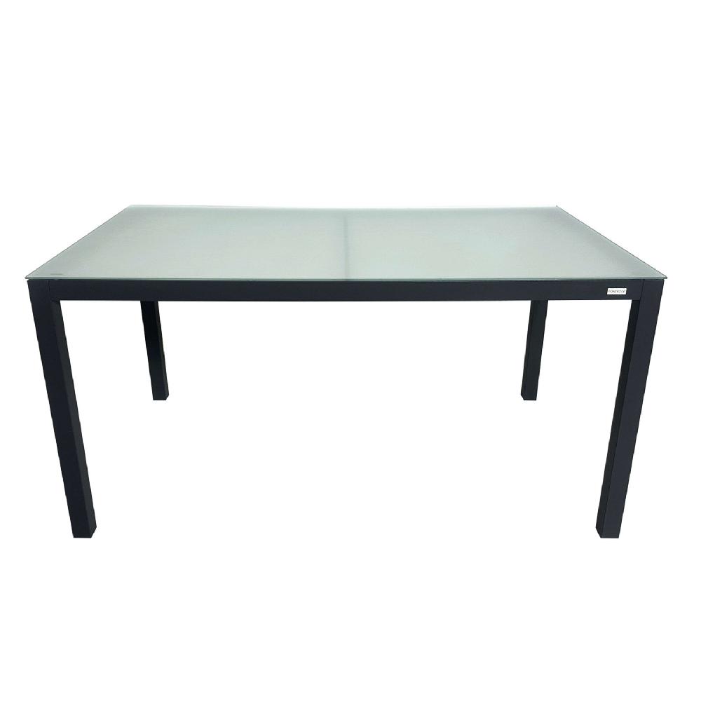 Conjunto Muebles De Exterior Pack Mesa 150cm + 4 Sillas Mallorca - Color Gris