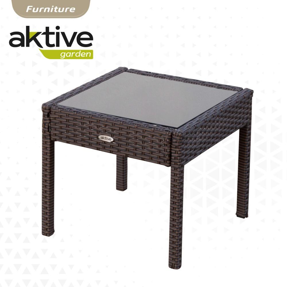 Conjunto Muebles Terraza Con Sillones Y Mesita Ratán Aktive