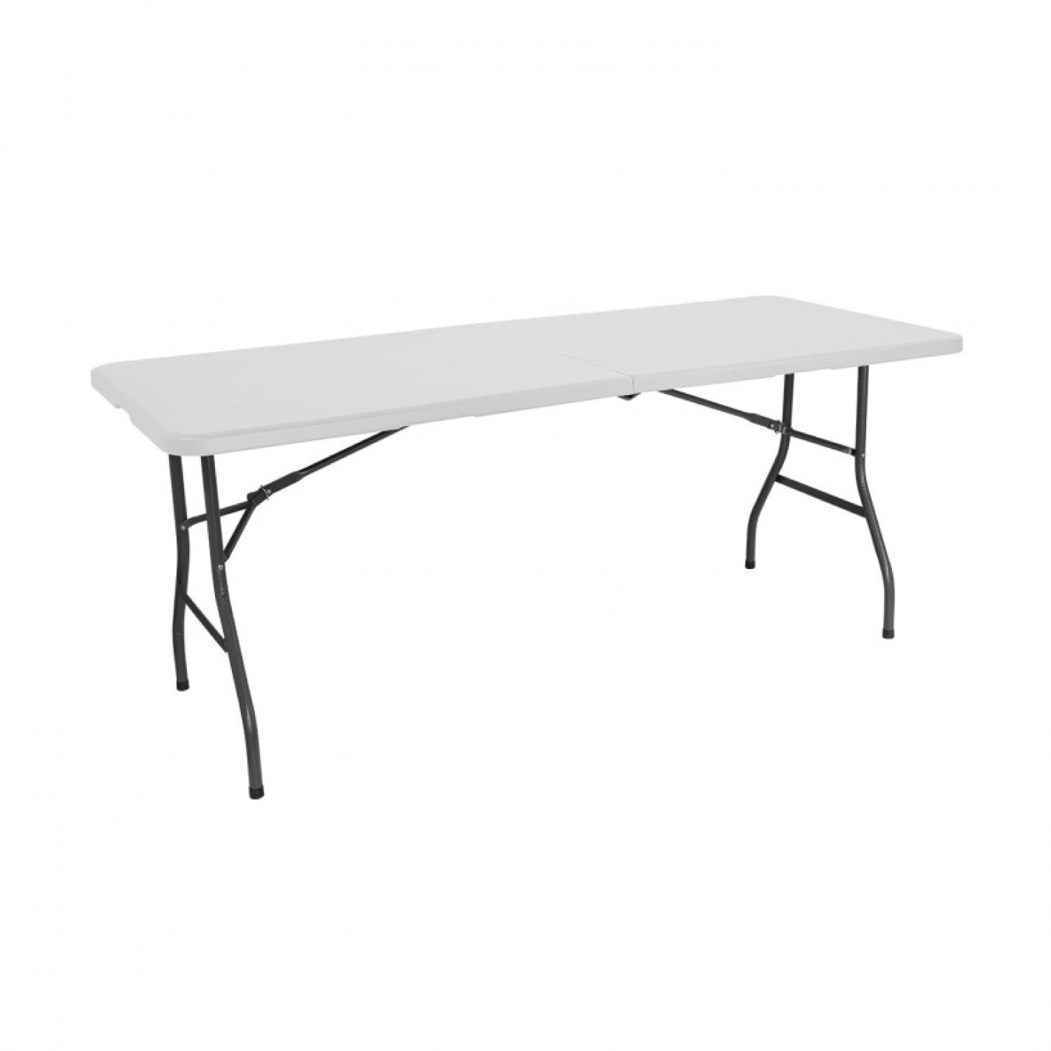 Conjunto Plegable Mesa 180cm Y 6 Sillas Con Asa Catering O91