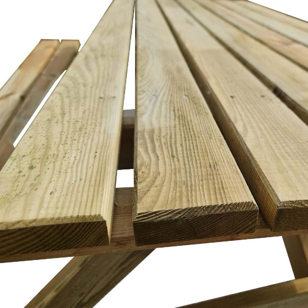 Eco Picnic 6 Plazas - Mesa De Jardín Con Bancos