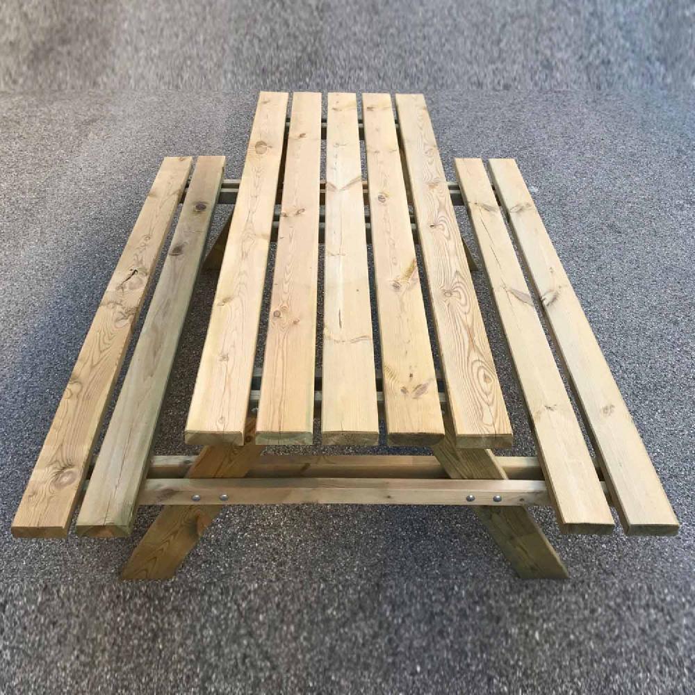 Eco Picnic 6 Plazas - Mesa De Jardín Con Bancos