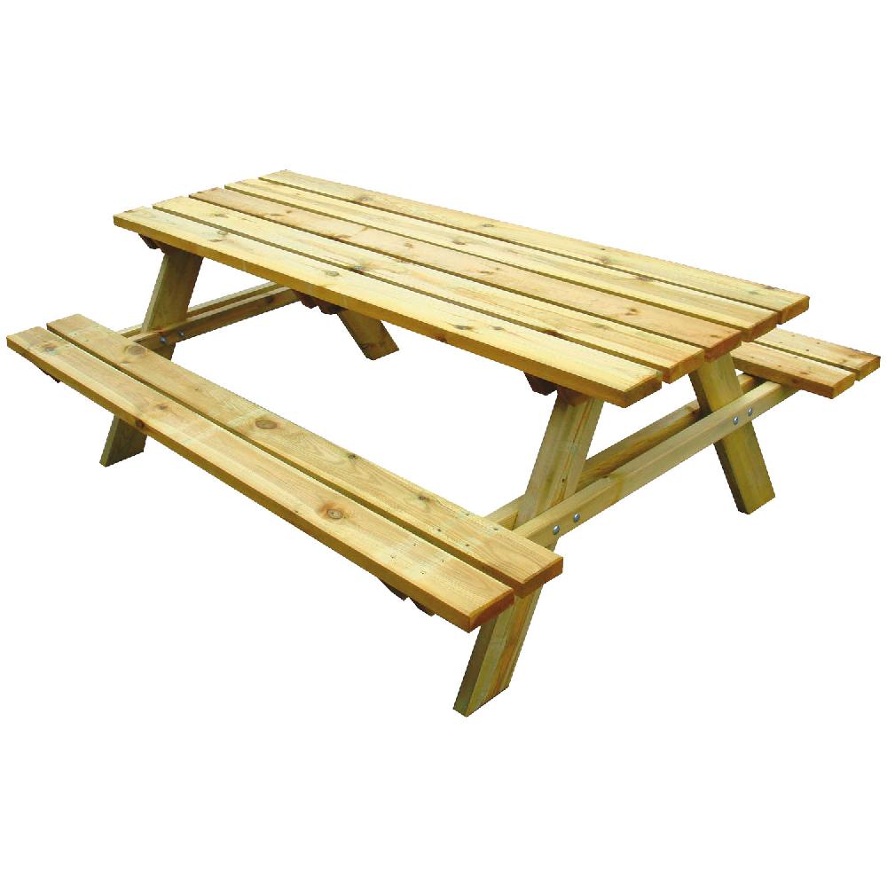 Eco Picnic 6 plazas - Mesa de jardín con bancos