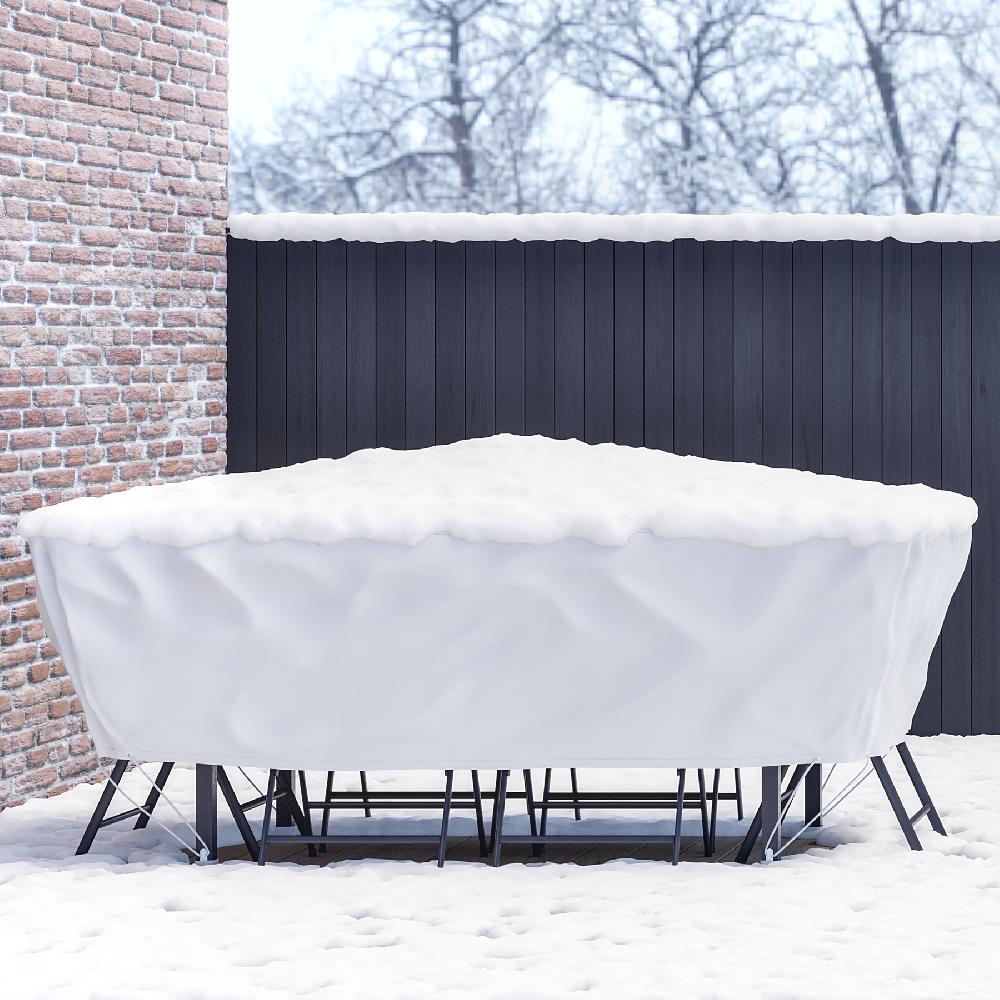 Funda De Protección NATERIAL Prisma Para Mesa Y Sillas De Poliéster 200x130x60cm