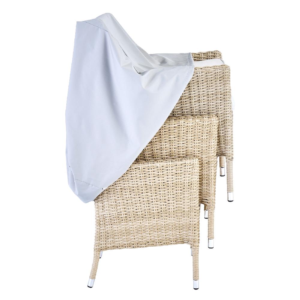 Funda De Protección NATERIAL Prisma Para Sillas De Poliéster 66x66x105 Cm