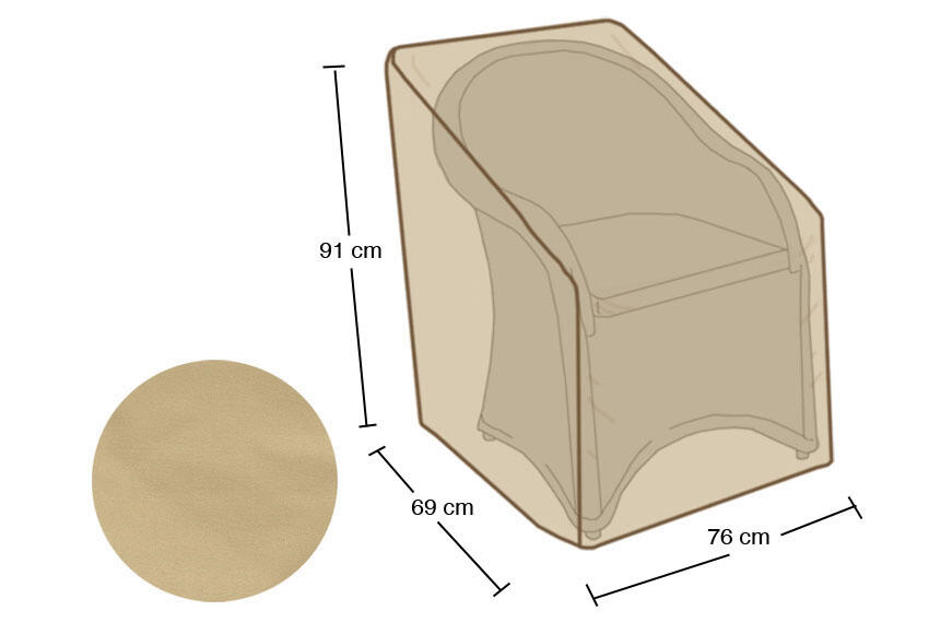 Funda De Protección Para Exterior De 76x69x91 Cm