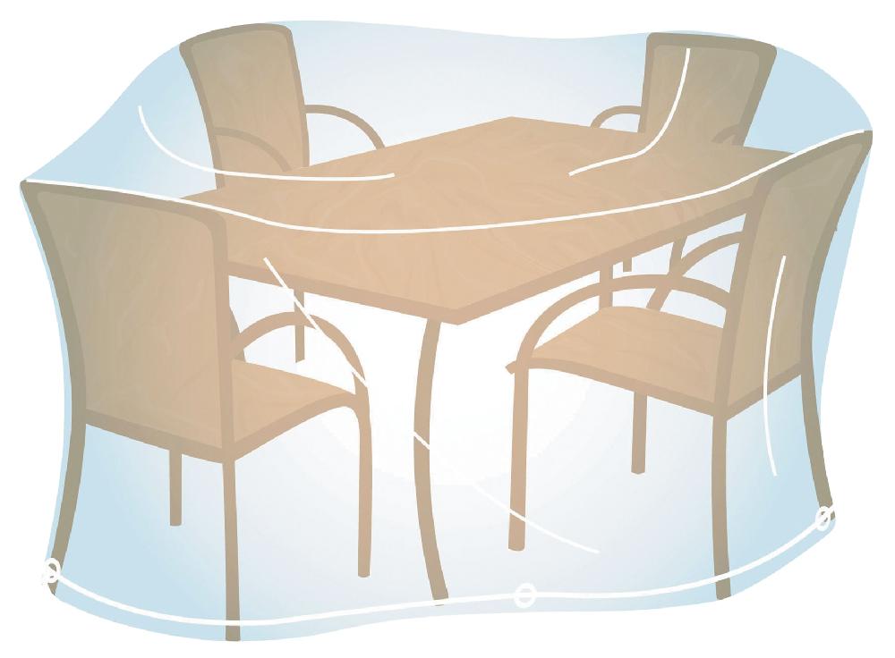 Funda De Protección Para Mesa Rectangular Y Sillas De PVC 170x150x90 Cm