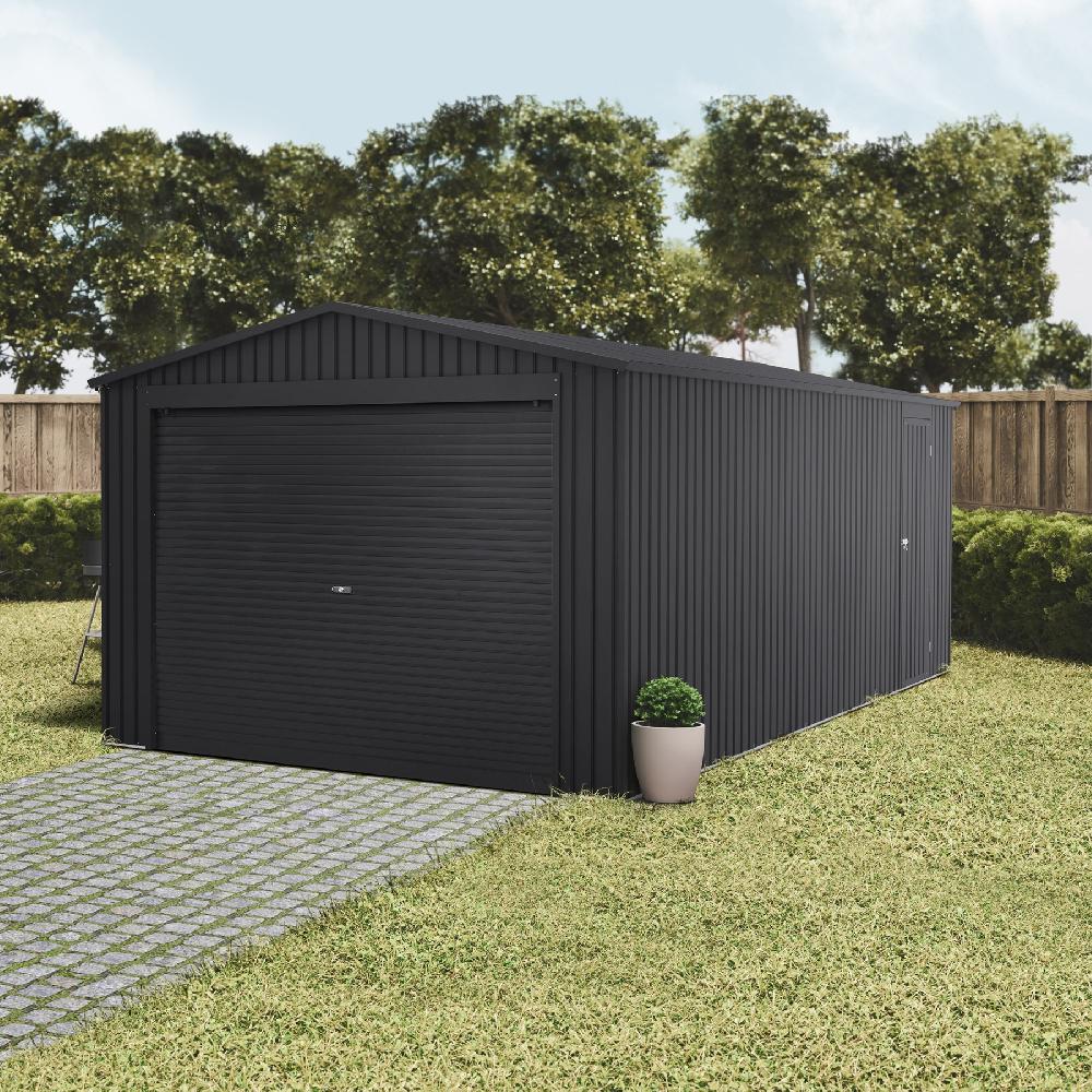 Garaje De Acero Vastra 19 5 M² Para 1 Coche De 338 X 243 X 576 Cm