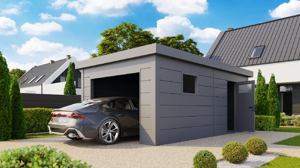 Garaje Metálica NH1 | Antracita | 537 X 357 | NOVO HABITAT